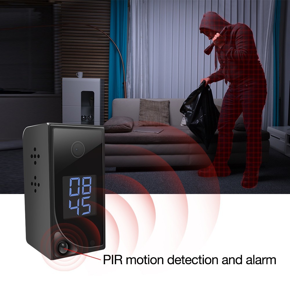detector de mișcare PIR cu cameră ascunsă și notificare de alarmă push
