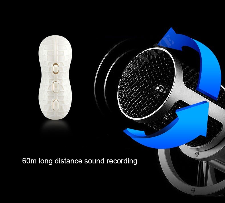 Recorder audio HD voce - recorder spion pentru înregistrări neobservate