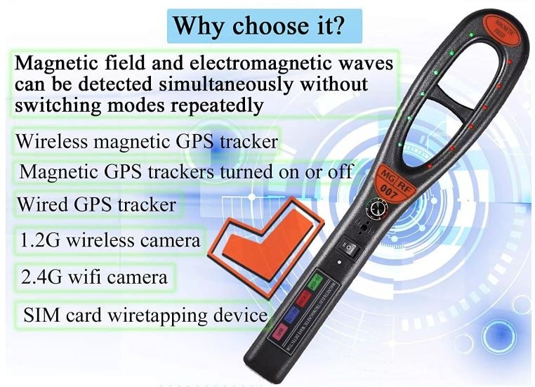 detector de cameră magnetică fără fir