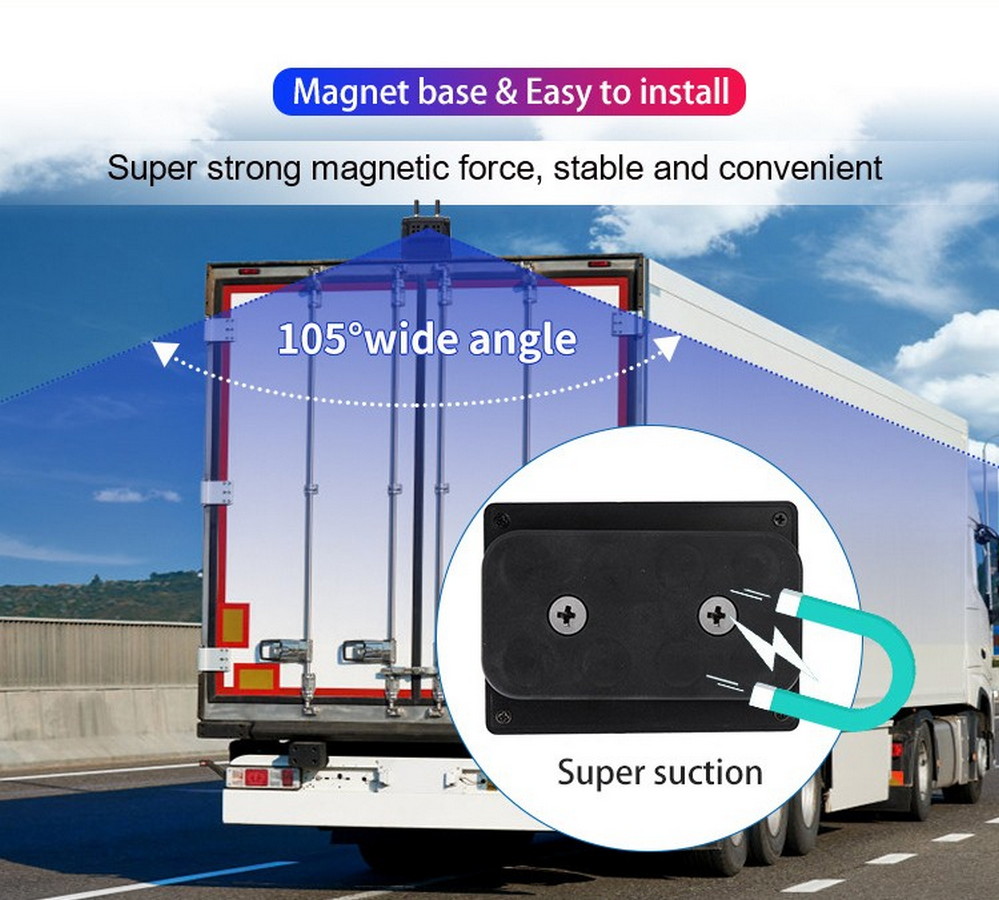 camera wifi cu magnet pentru camioneta