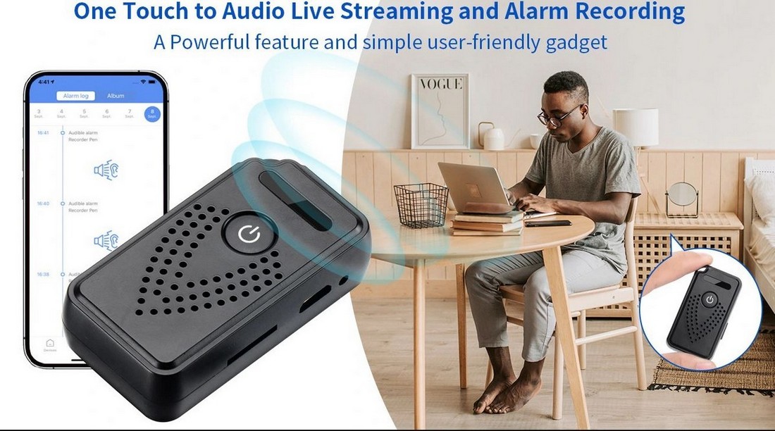 mini dispozitiv de ascultare spionaj recorder audio