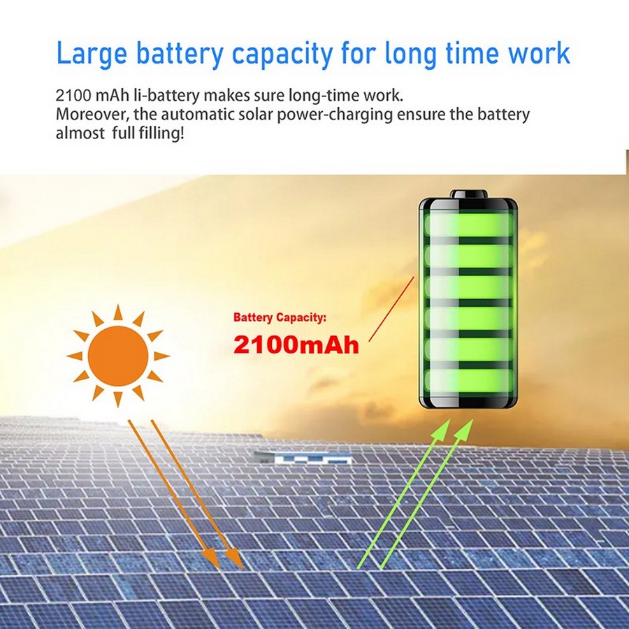 baterie reîncărcabilă 2100mAh energie solară