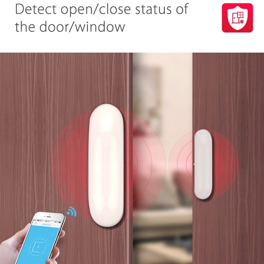 Senzor pentru uși ferestre sau dulap - detecție PIR
