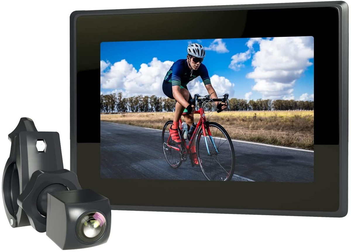 camera pentru bicicleta + monitor