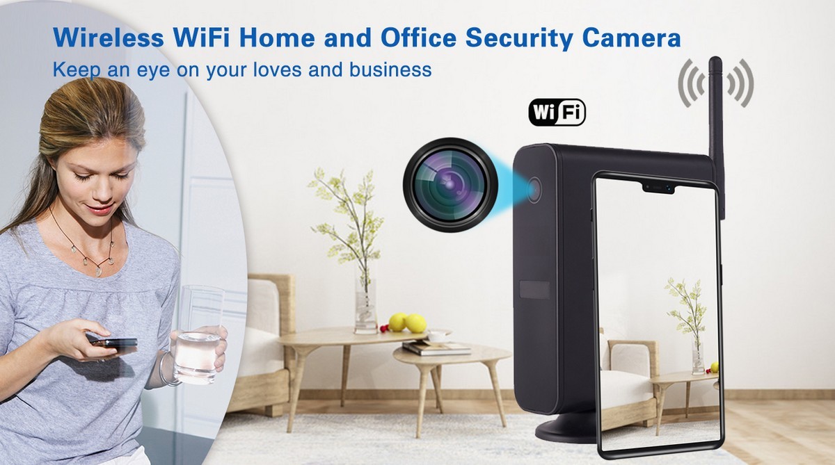 cameră de securitate fără fir - pentru router ascuns acasă și la birou