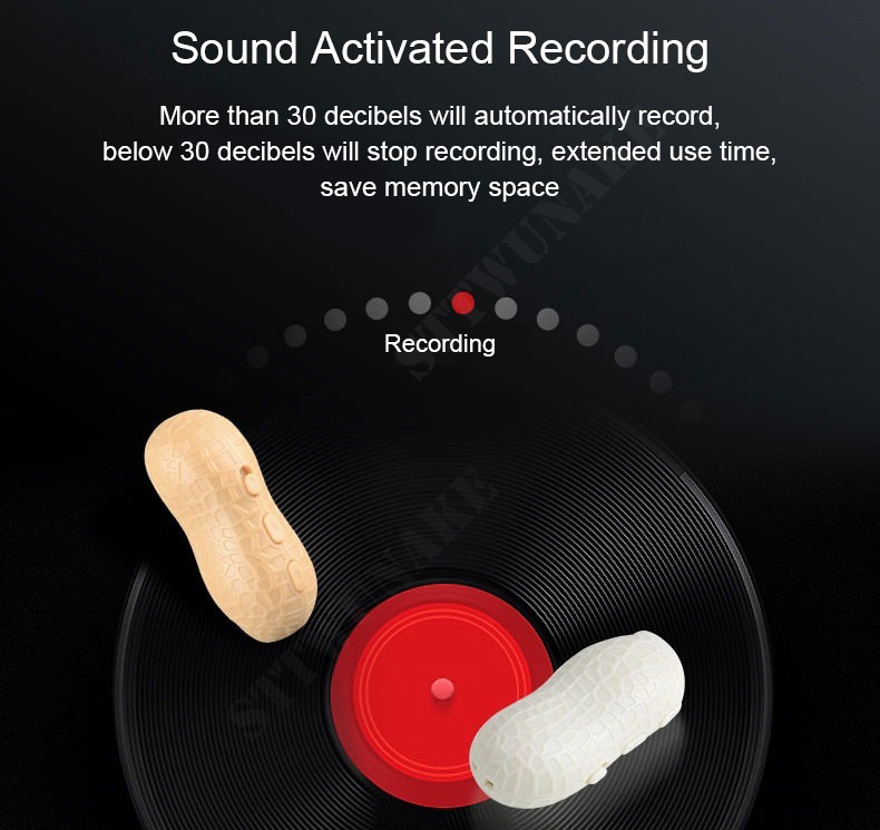 recorder audio recorder voce arahide mini micro spion