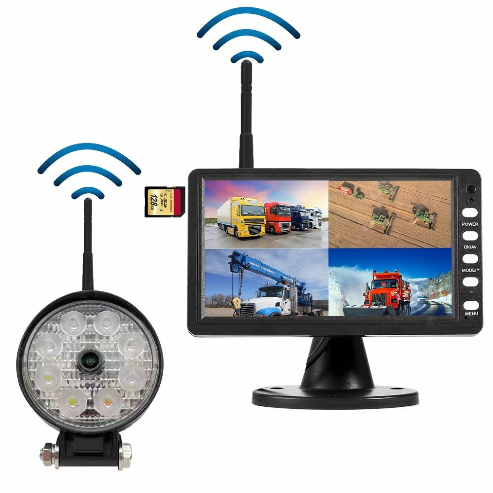 Cameră auto impermeabilă IP68 suplimentară 120° WIFI HD + 18 LED-uri IR