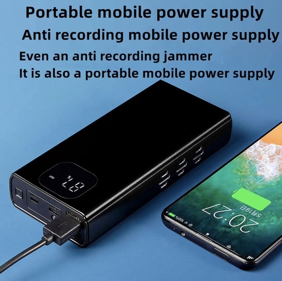 blocare înregistrări portabile blocant audio bruiaj generator de zgomot alb