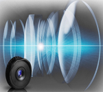 dod auto camera obiectiv cu șase elemente