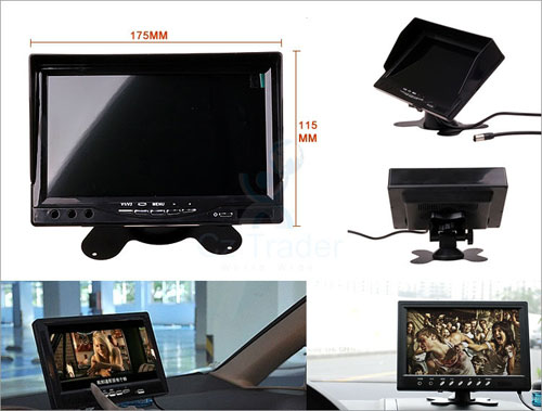 monitor digital cu camera de vedere din spate