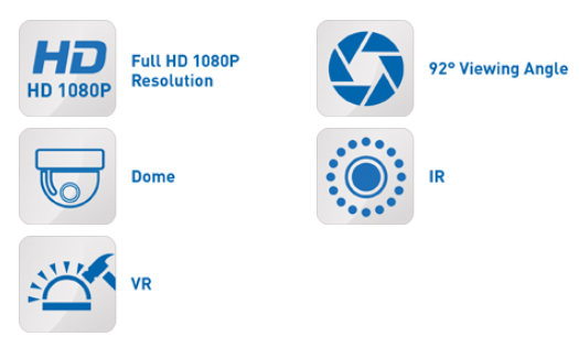 Specificația camerei AHD 00013