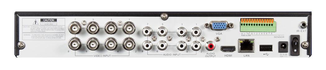 Intrări și ieșiri recorder DVR / xhc1080