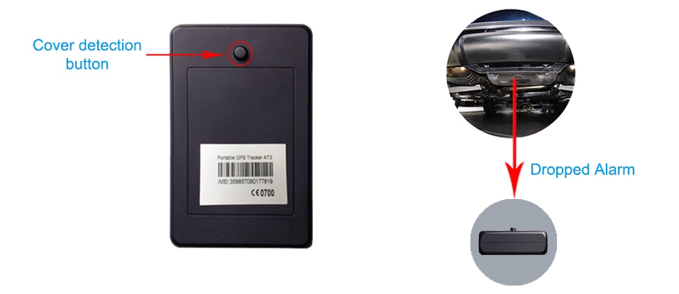 buton anti-alterare GPS tracker