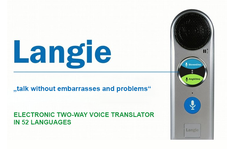traducător electronic de voce langie