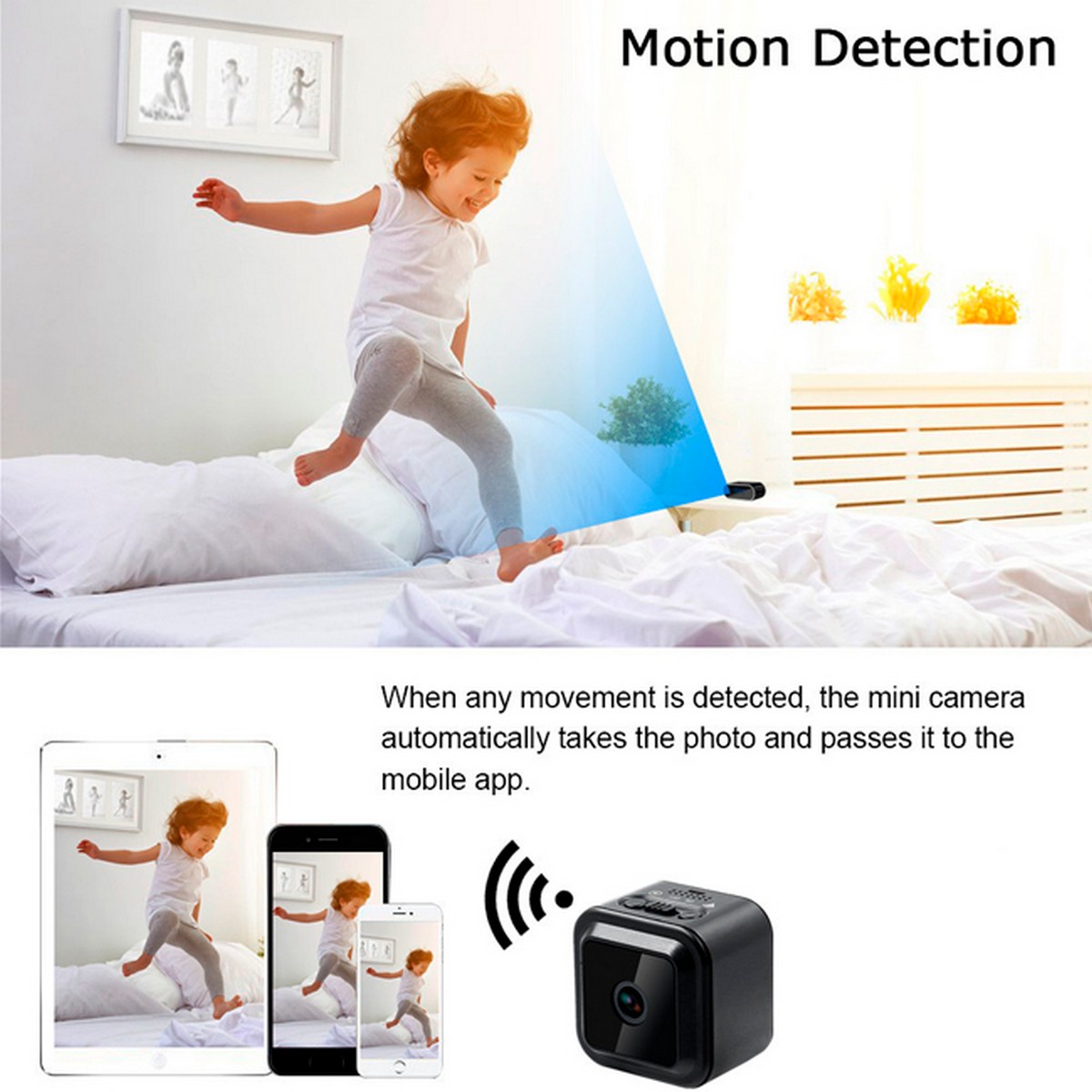 camera spion cu detectie de miscare