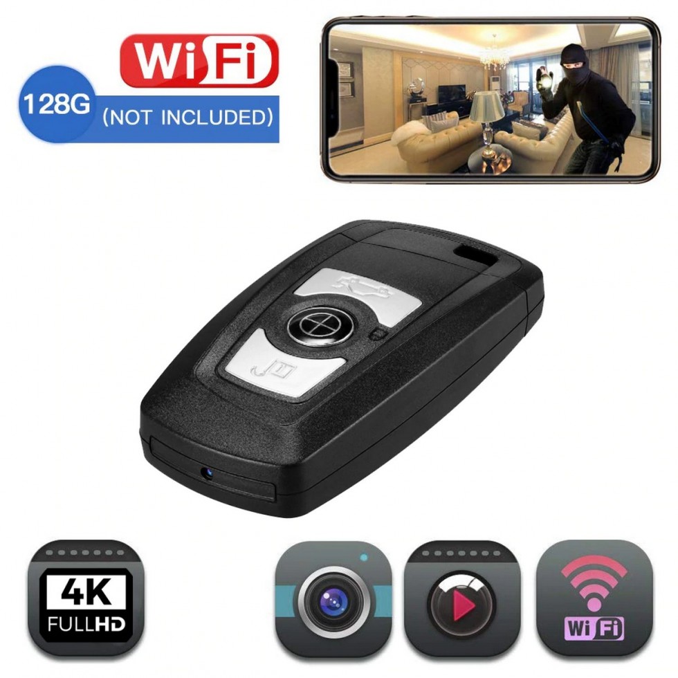 breloc camera spion wifi 5k