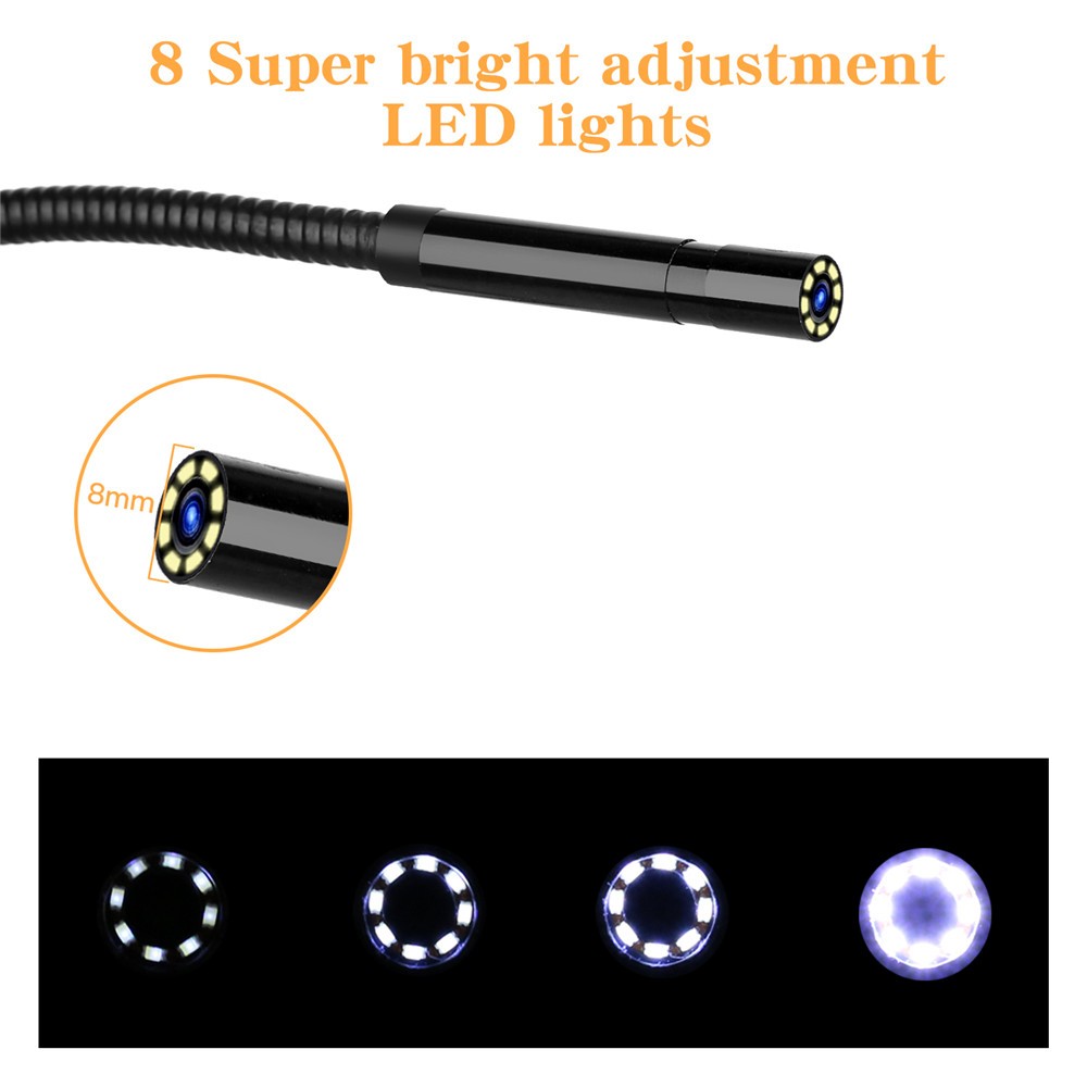 camera endoscopica cu lumini led