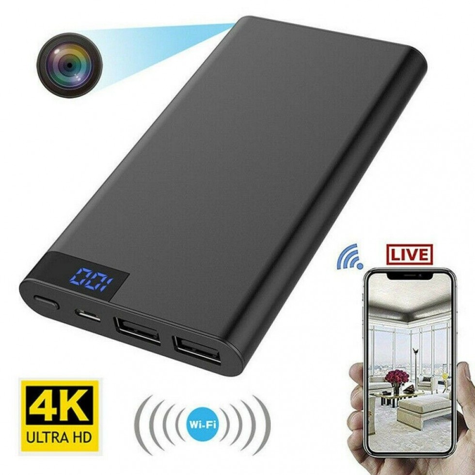 Cameră 4k în power bank