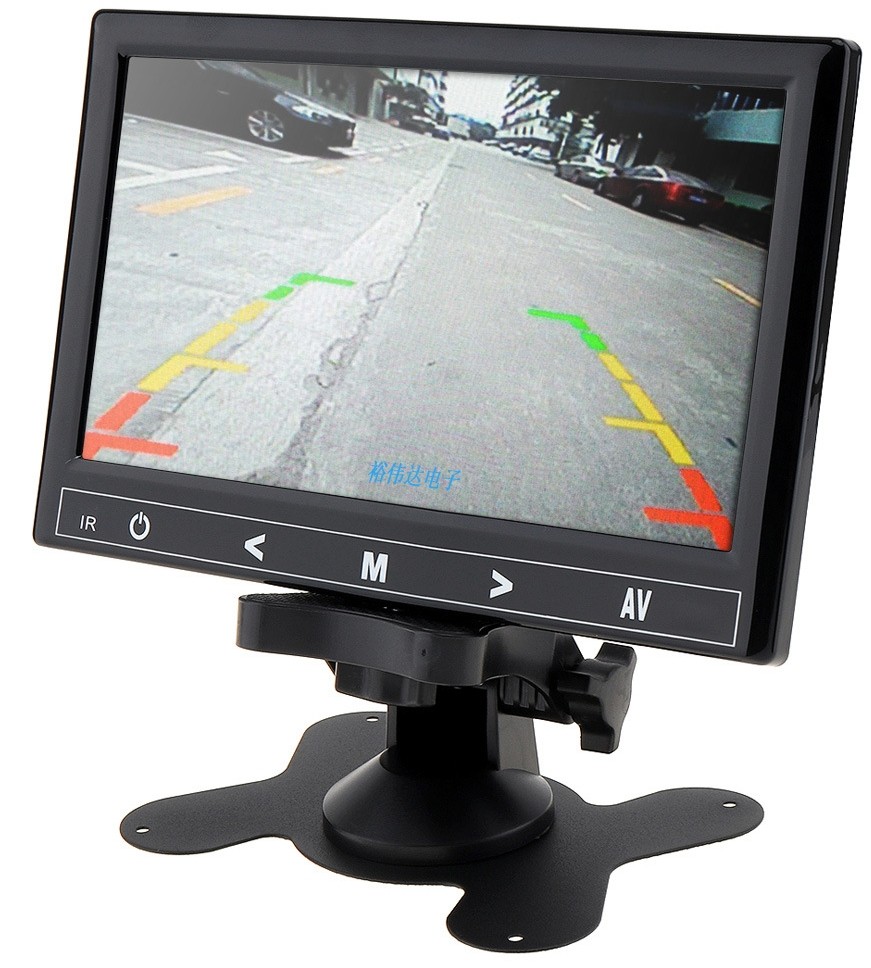 monitor auto wifi de 7 inchi pentru imaginea în oglindă a smartphone-ului