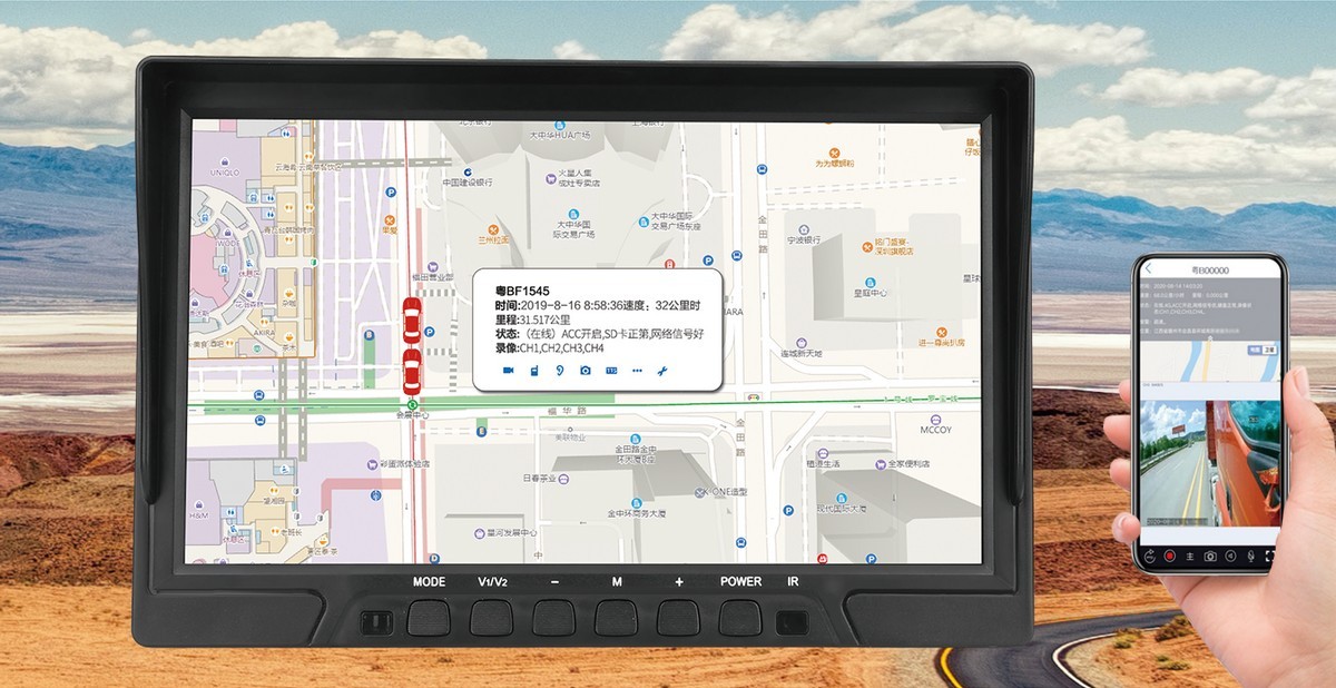 4g wifi monitor auto gps