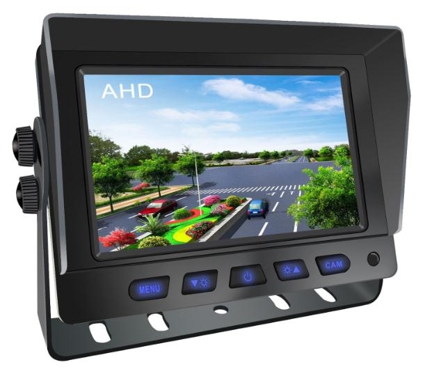 Monitor auto cu marșarier de 5 "hibrid