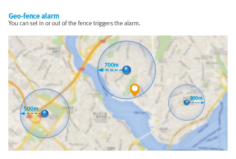 localizator GPS geofence