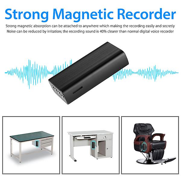 recorder audio cu magnet - dictafon audio spion