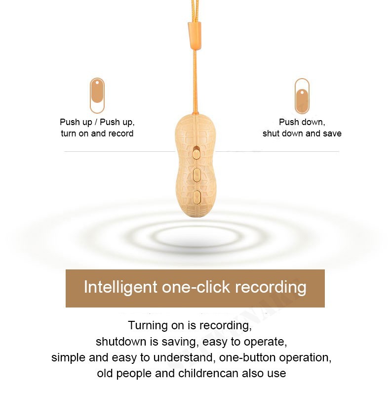 recorder voce nut - mini micro recorder spion