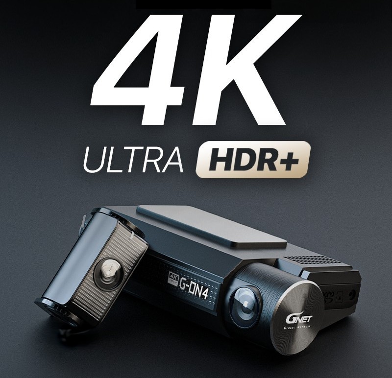 Cameră de mașină 4K, dual live stream GPS