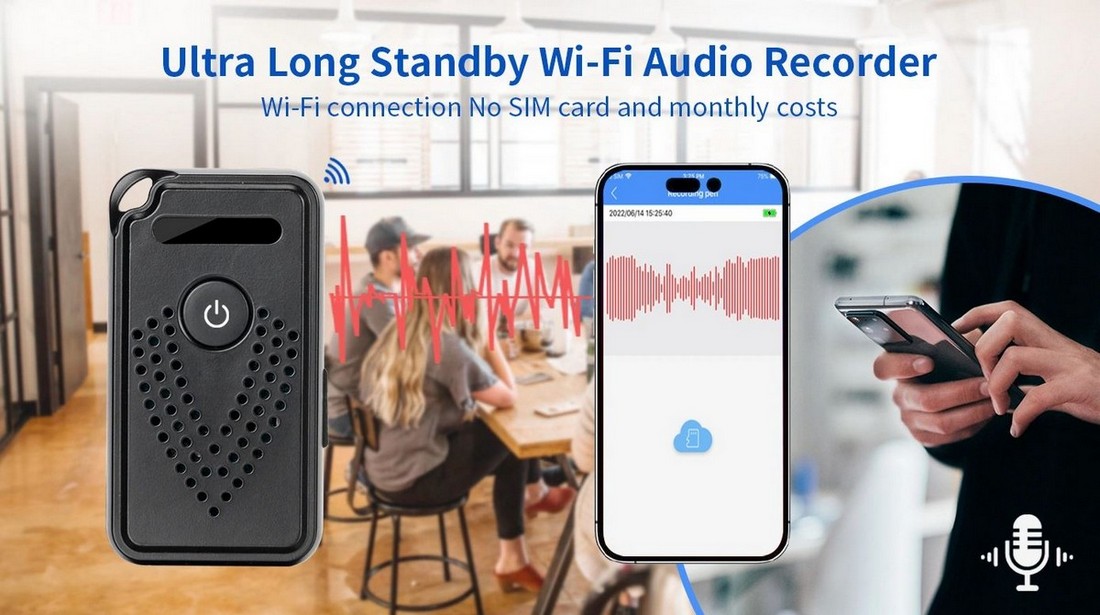 înregistrare audio wifi înregistrare sunet ascunsă