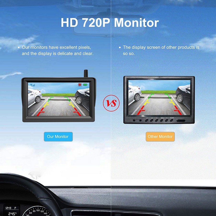 Monitor HD AHD de 5 inchi