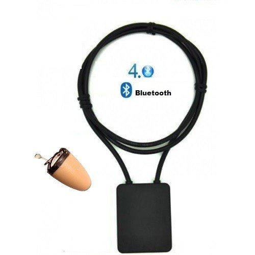 cască spion + colier bluetooth